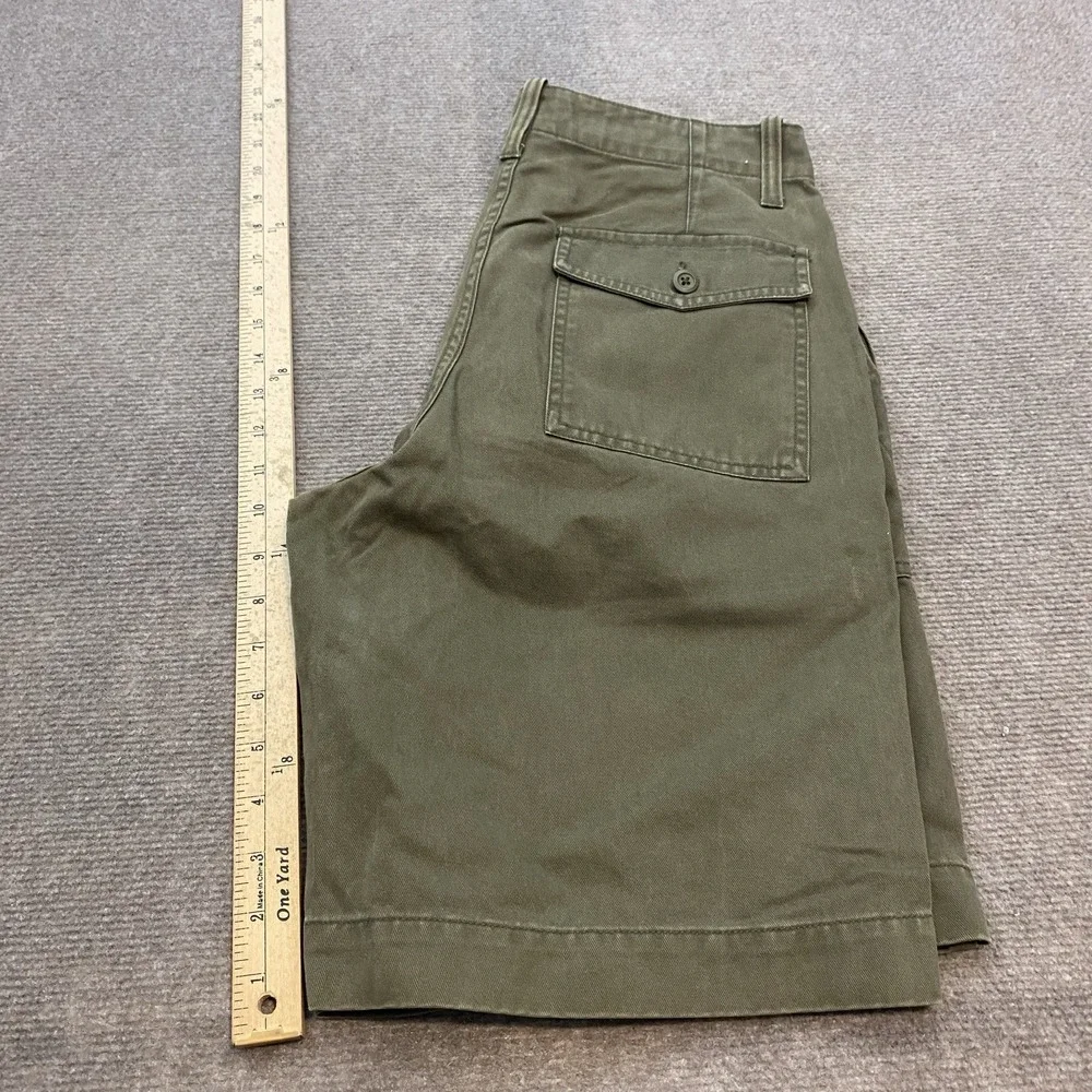 Vintage Gap Shorts Mens Size‎ 29 Olive Green Pockets Thick Heavy Y2K 10